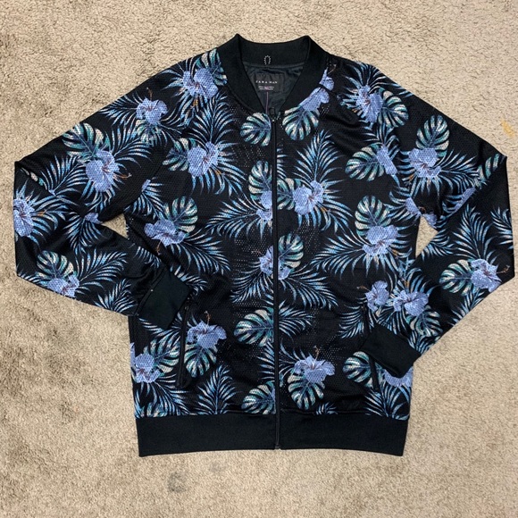 zara man floral jacket